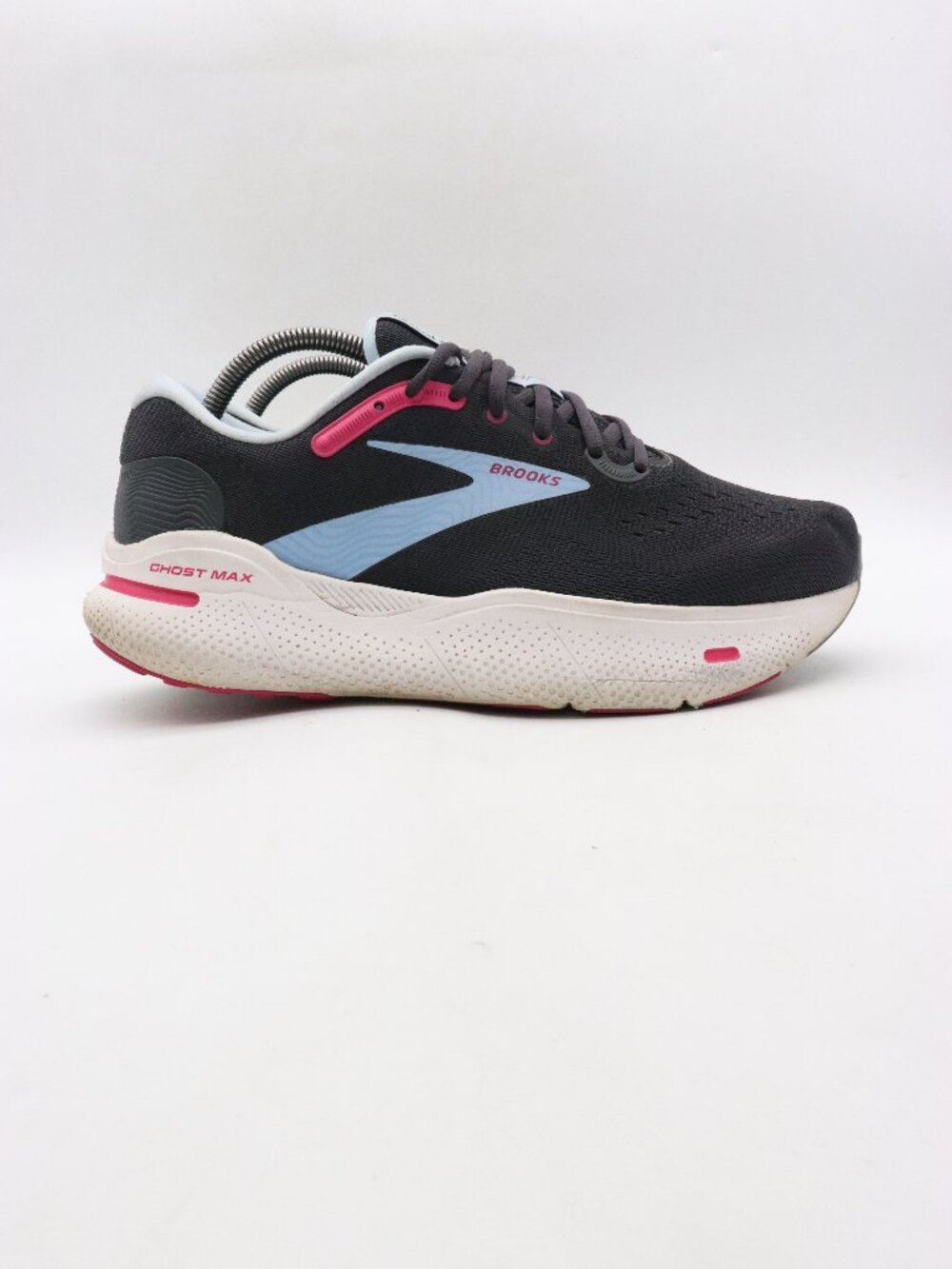 Brooks Ghost Max Shoes Women's 10.5 EE Extra Wide Black Mesh Running Sneakers